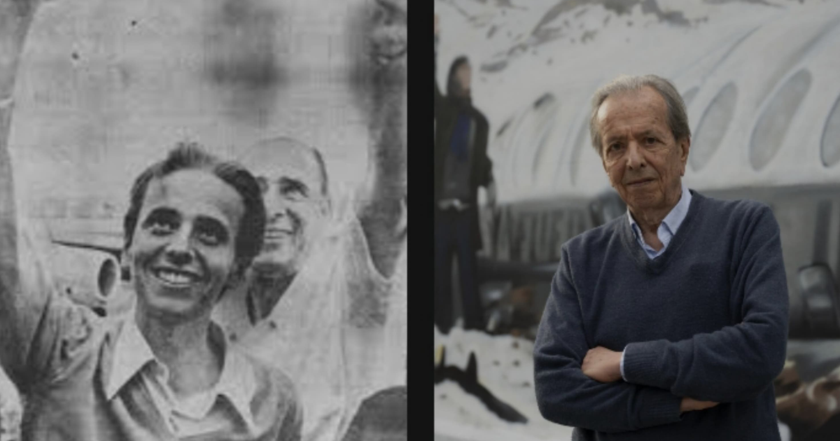 Homenaje a Daniel Fernández Strauch, superviviente de los Andes, con imágenes en blanco y negro y color.