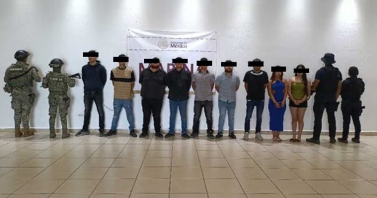 Fuerzas del orden en operativo de detención en Guaymas Norte