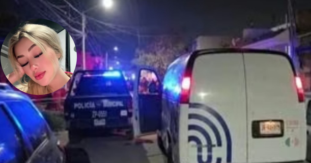Luces policiales en Zapopan tras el homicidio de Valeria Márquez