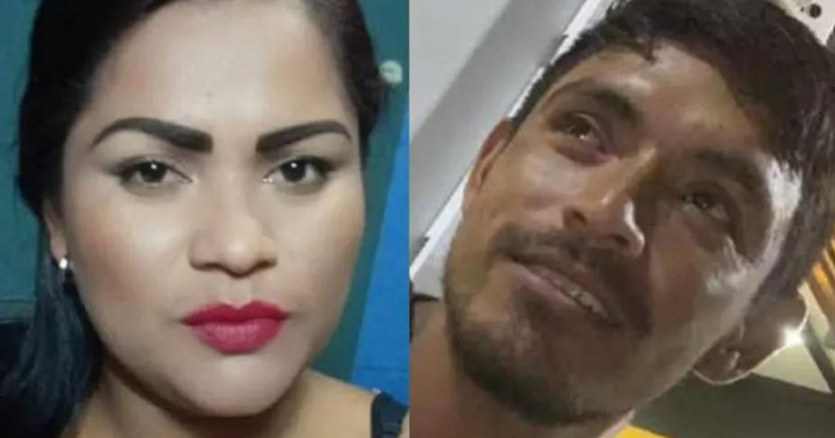 Retrato de dos personas en relación con la desaparición de Sintia Velázquez Pimentel