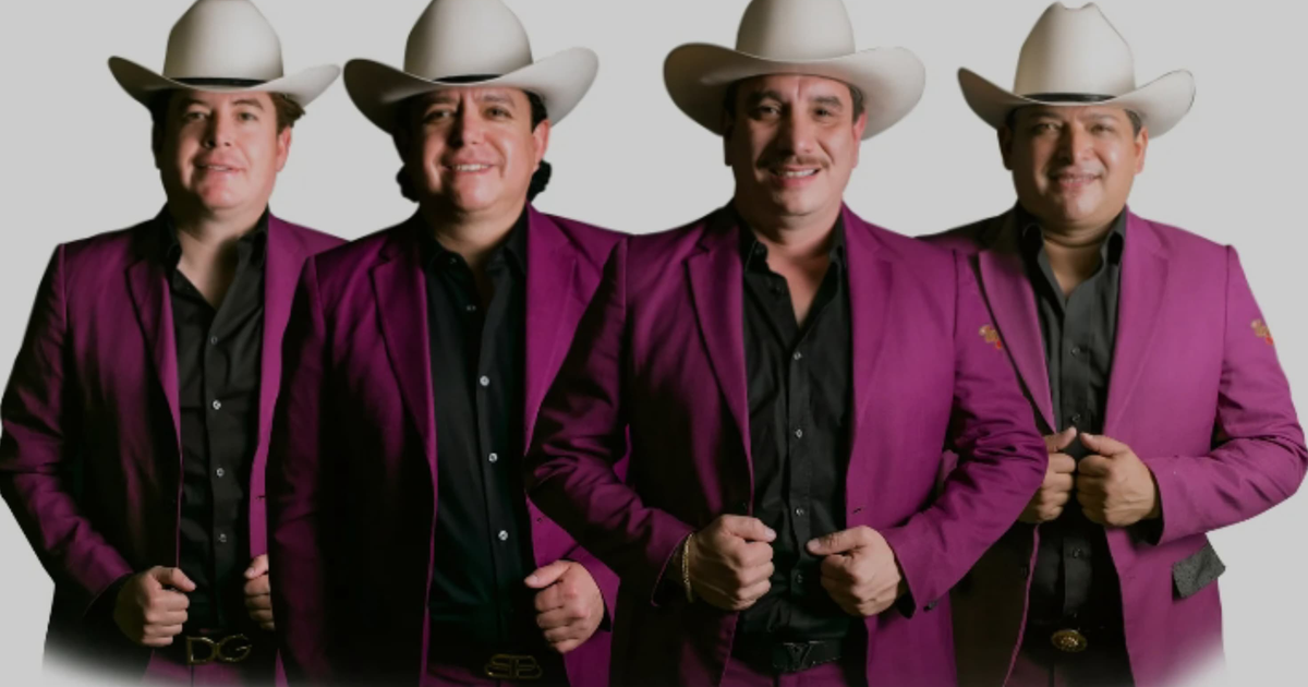 Hombre en traje morado y sombrero blanco en collage, vinculado a investigación en Auditorio Telmex.