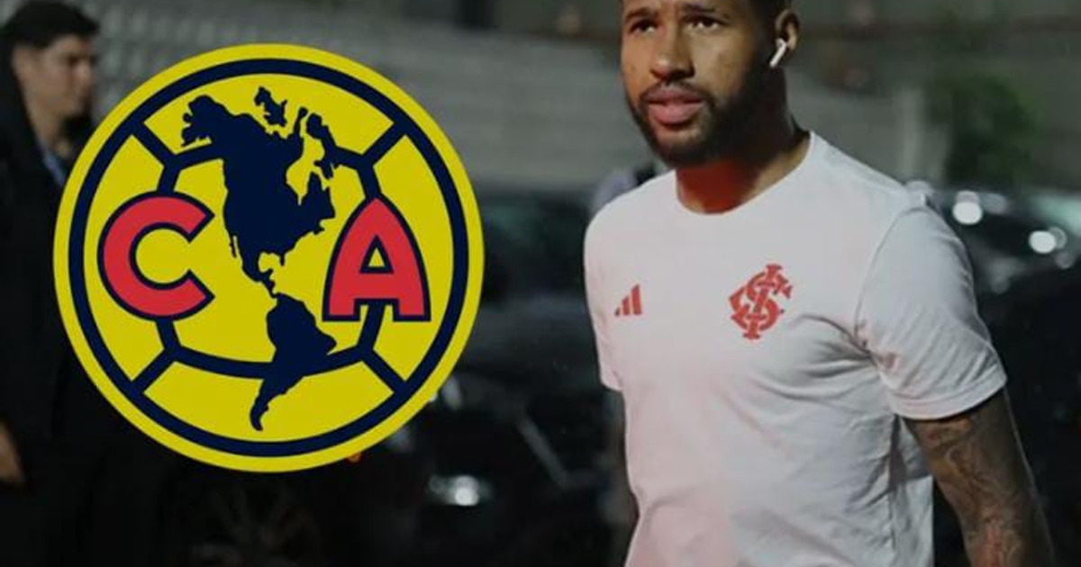 Hombre con auriculares y camiseta blanca junto al logo del Club América, relacionado con el interés en Wesley Ribeiro.