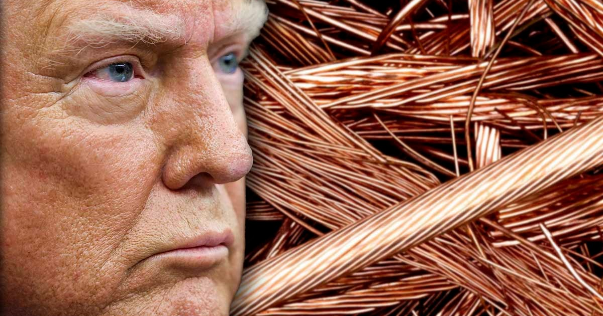 Imagen representativa del impacto del arancel al cobre en la industria metalúrgica nacional.