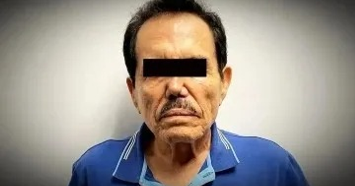 Hombre mayor con camiseta azul, relacionado con la captura de 'El Mayo' Zambada