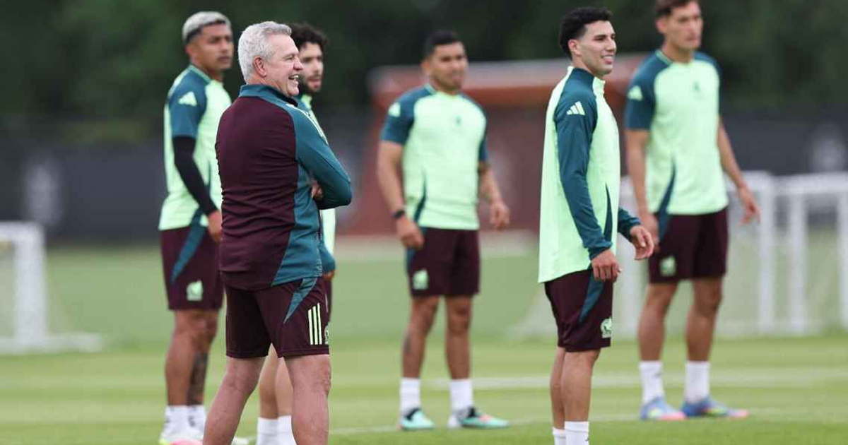 Futbolistas mexicanos entrenando en la Copa Oro 2025