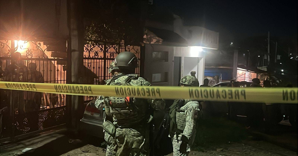 Soldados en operativo nocturno en Culiacán tras ejecución en vivienda