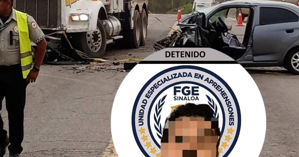 Accidente de tráfico en Mazatlán vinculado a feminicidio, con un oficial en la escena.