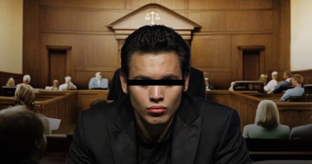 Hombre en tribunal durante audiencia de libertad anticipada, vinculado al caso de Julio César Chávez Jr.