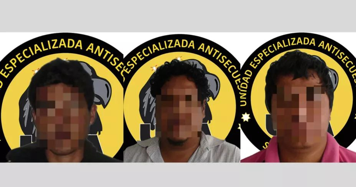 Sospechosos del secuestro de menor en Mazatlán con rostros pixelados