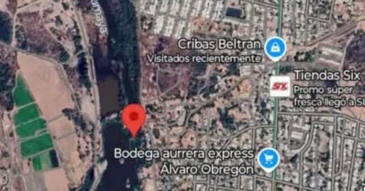 Mapa de Culiacán mostrando el epicentro del sismo del 23 de julio de 2025 y puntos de interés locales.