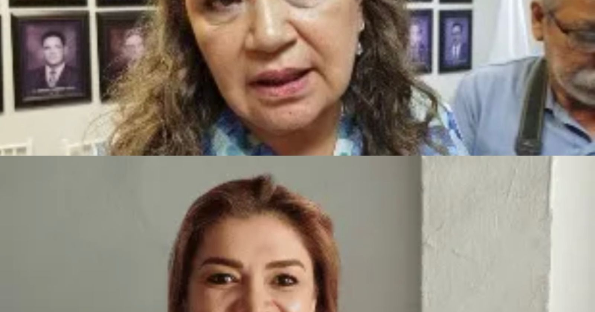 Dos retratos de mujeres, una con cabello rizado y otra con cabello lacio, en relación con la suspensión de regidoras en Ahome.