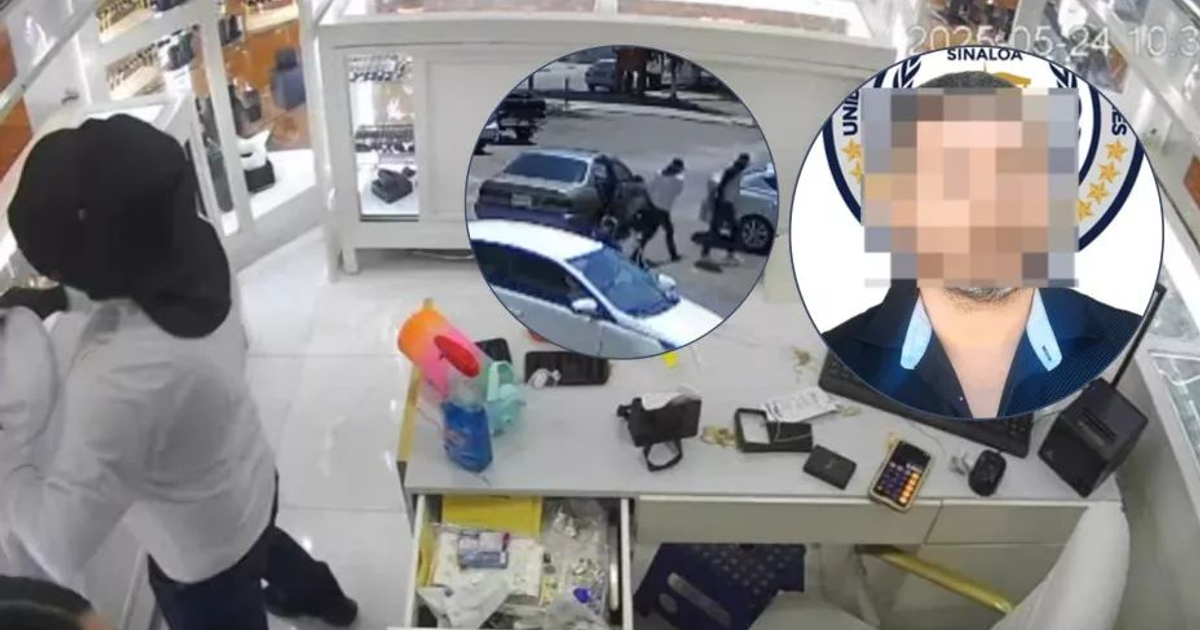 Imagen de videovigilancia en tienda con posible evidencia de robo en Culiacán