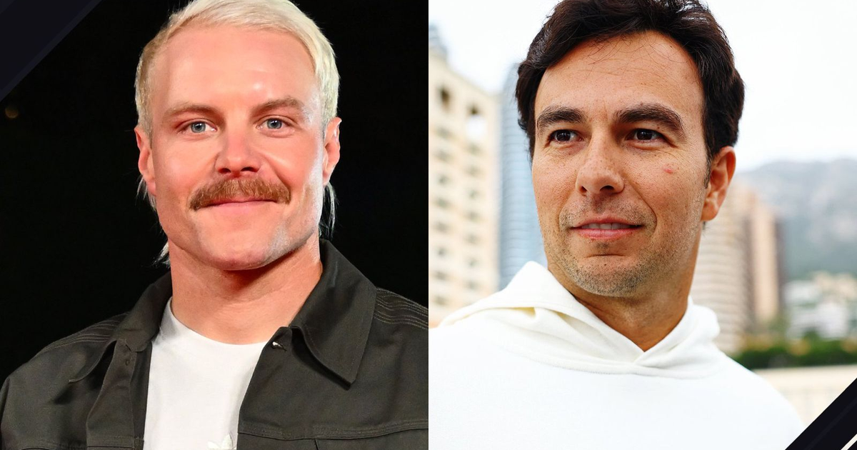 Valtteri Bottas y Sergio Pérez, pilotos de Cadillac F1, en un entorno urbano.