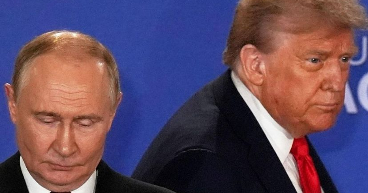 Donald Trump y Vladimir Putin en cumbre bilateral en Anchorage