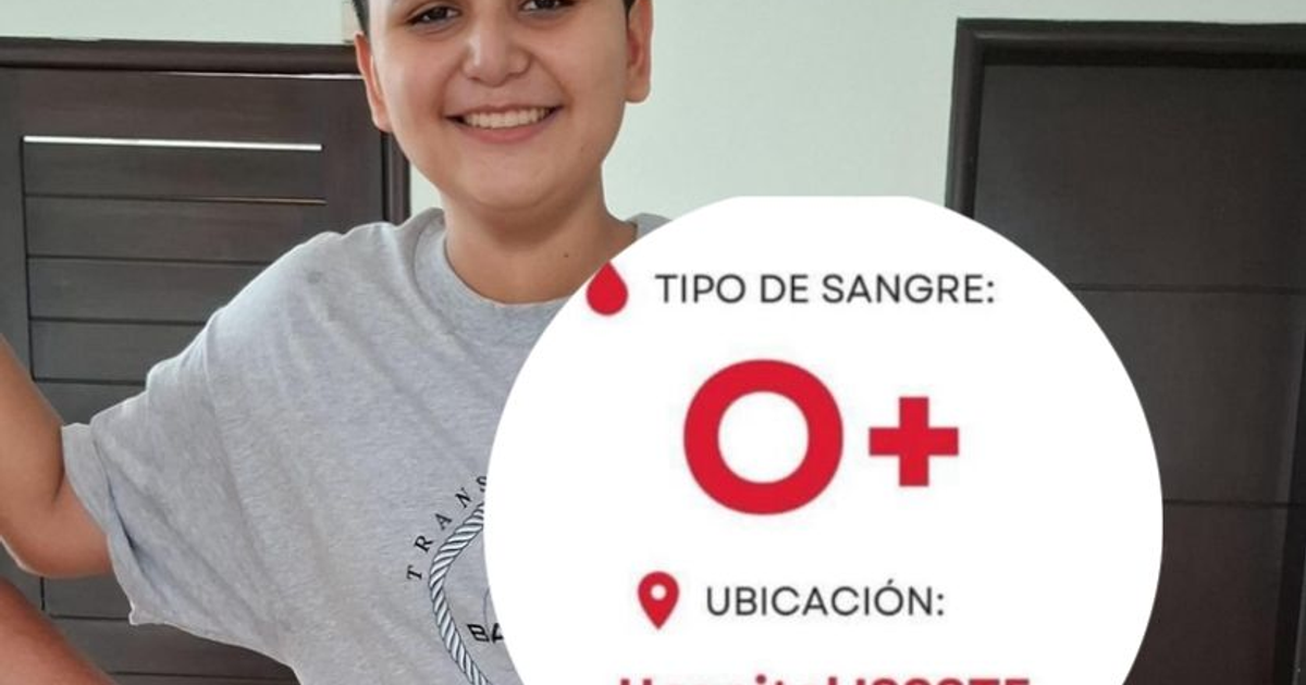Persona sonriendo con gráfico de tipo de sangre O+ en contexto de donación urgente para paciente en Culiacán.