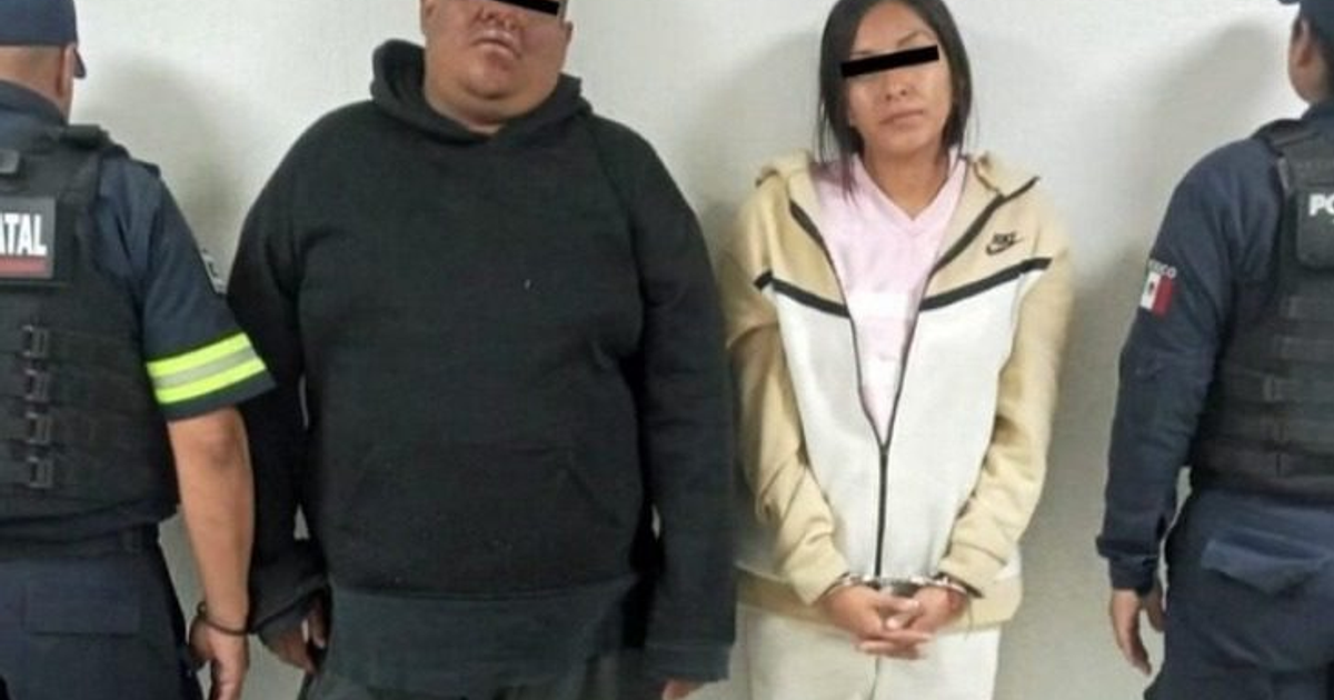 Dos personas arrestadas por extorsión en Chimalhuacán junto a agentes de policía