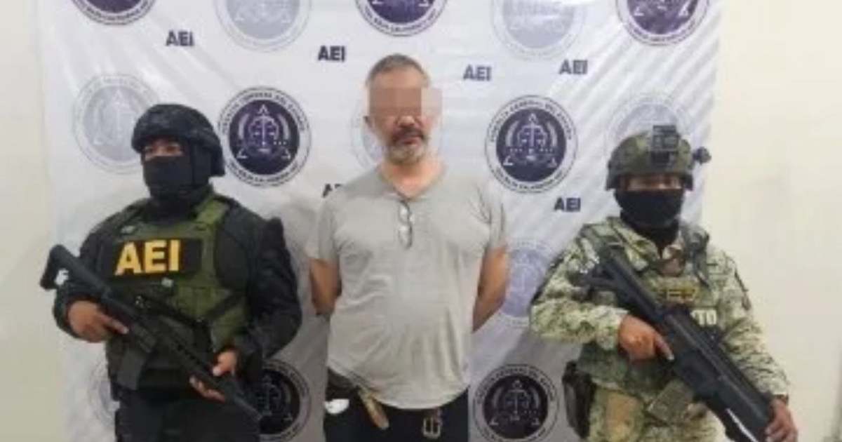 Detención de Daniel “N” por agentes de la AEI en Tijuana, relacionado con un caso de feminicidio.