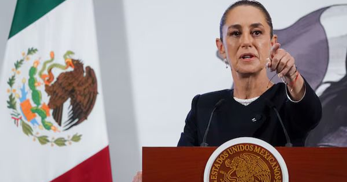 Claudia Sheinbaum en conferencia sobre declaraciones de la DEA y García Luna