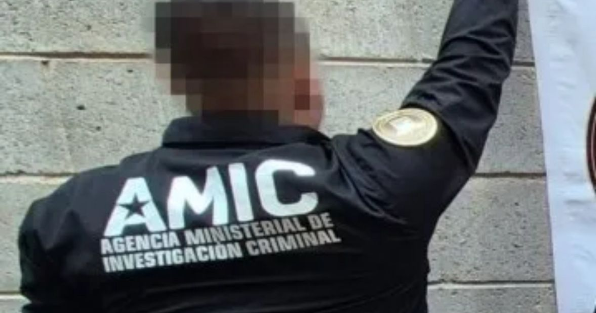 Agente de la AMIC en operativo de investigación criminal en Hermosillo