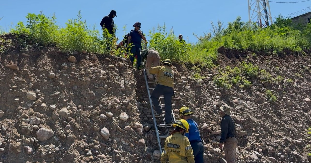 Equipos de rescate en Culiacán durante operación por insolación y deshidratación.