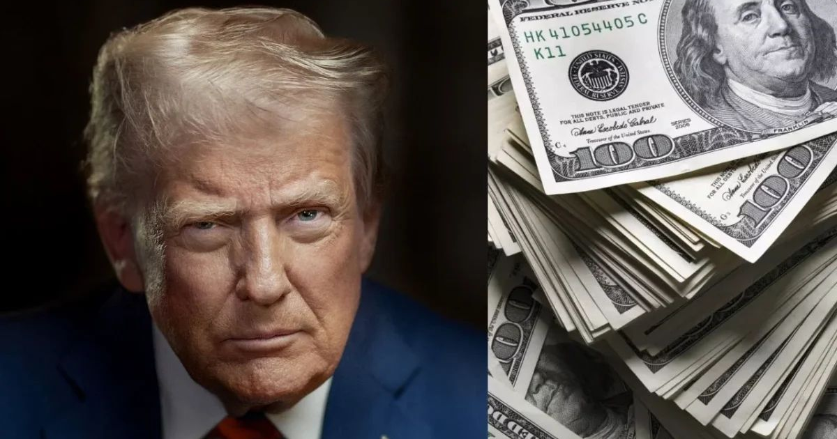 Persona seria con fondo oscuro y billetes de cien dólares apilados, simbolizando la destitución de Lisa Cook de la Reserva Federal y sus efectos económicos.