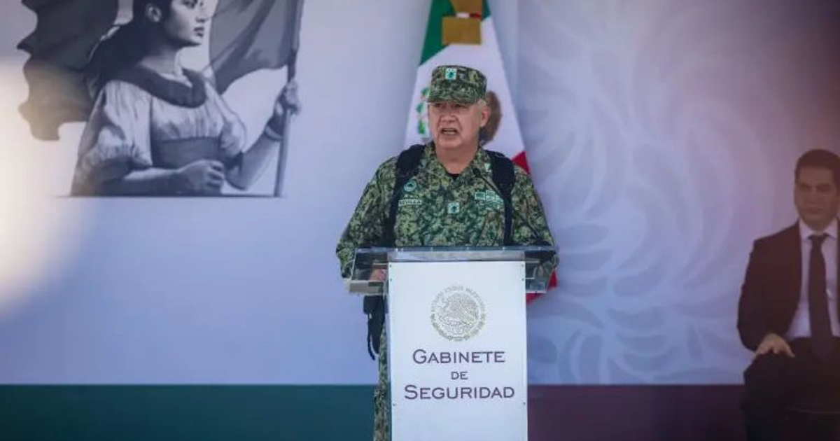 Secretario de la Defensa Nacional en discurso sobre seguridad en Sinaloa