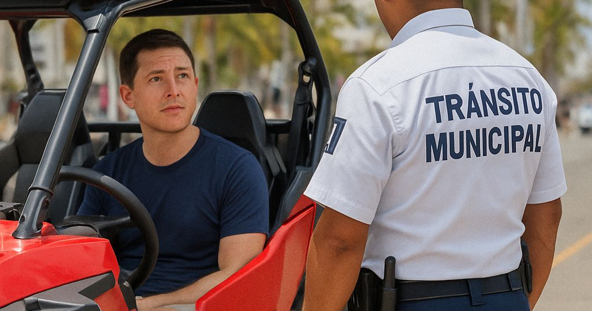 Conductor detenido por oficial de tránsito en Mazatlán