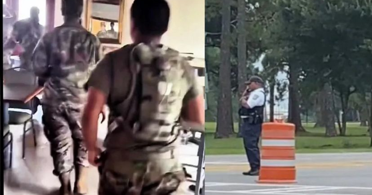 Militares en Fort Stewart y policía junto a barricada tras ataque armado