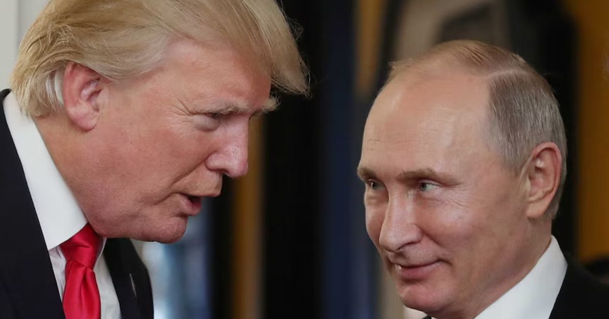 Donald Trump y Vladímir Putin en la cumbre de Anchorage sobre la guerra en Ucrania