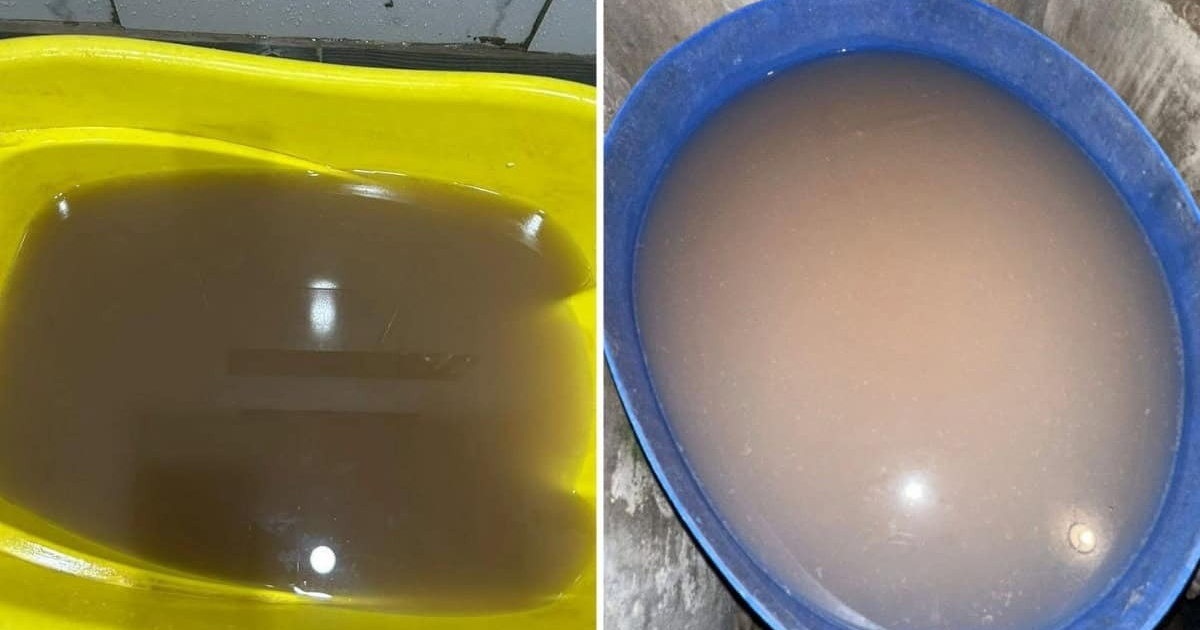 Recipientes con agua turbia en El Fuerte, Sinaloa