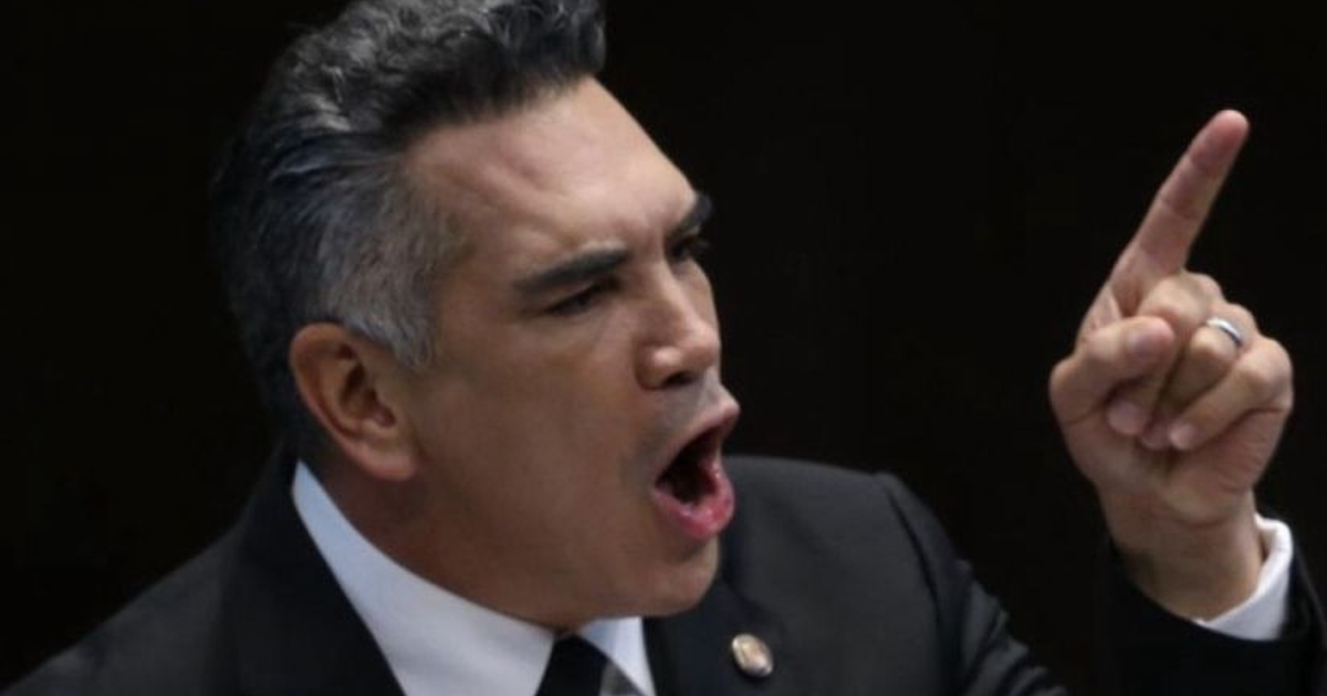 Senador Alejandro Moreno en el Congreso General, Ciudad de México, 1 de septiembre de 2025.