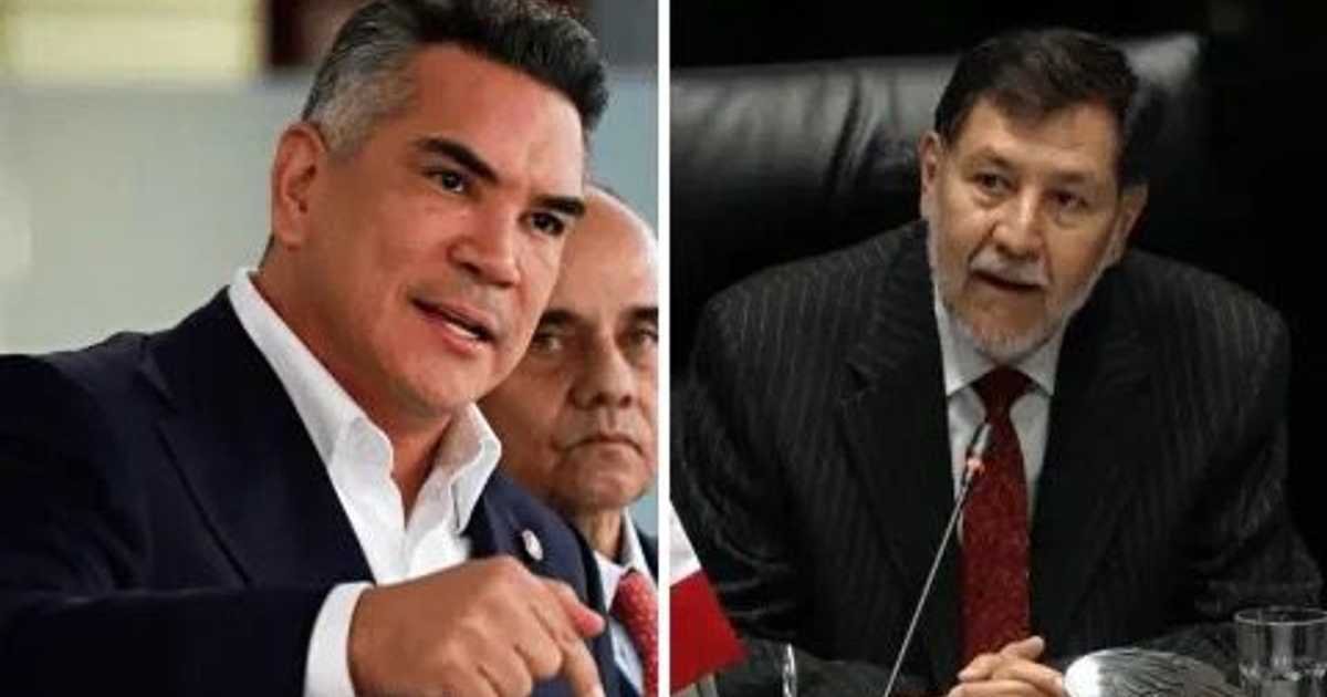 Senadores Alejandro Moreno y Gerardo Fernández Noroña en debate sobre escoltas
