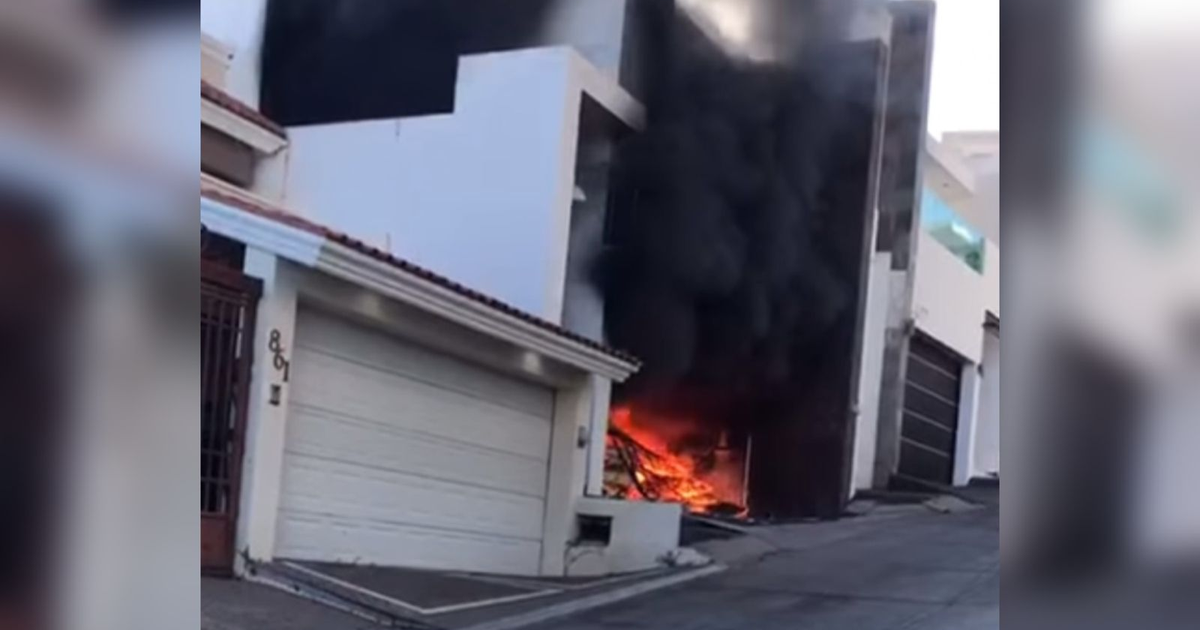 Incendio en edificio residencial en Culiacán tras ataque armado