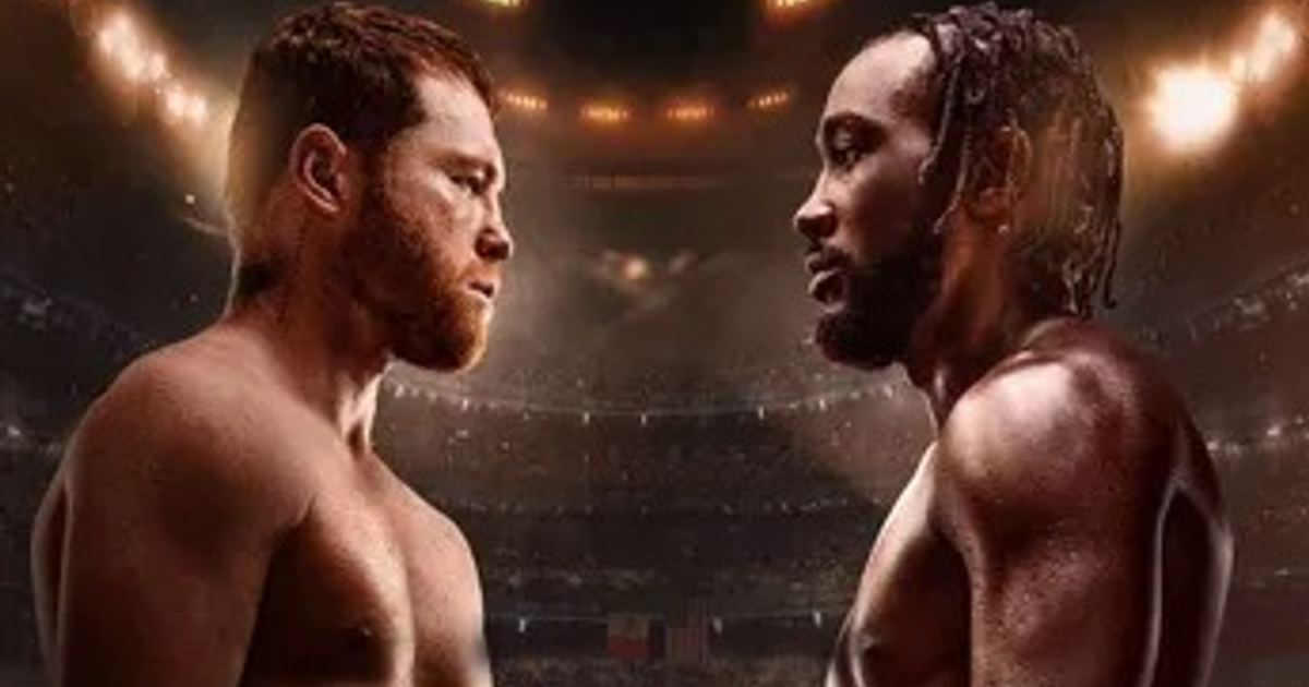 Canelo Álvarez y Terence Crawford cara a cara en el Allegiant Stadium