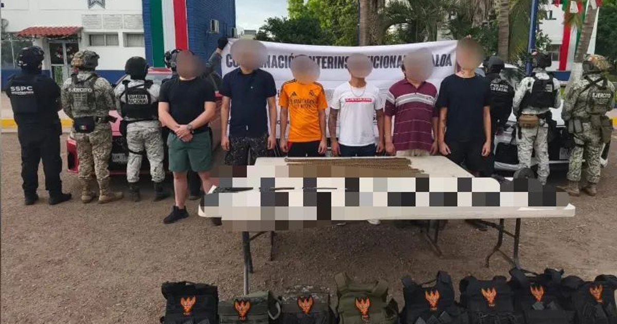 Operativo de seguridad en Culiacán con detención de 'El LV'