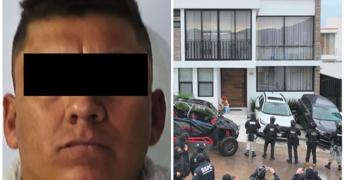Operativo de detención de Gustavo 'N', alias 'Viejón', en Jalisco por fuerzas federales.