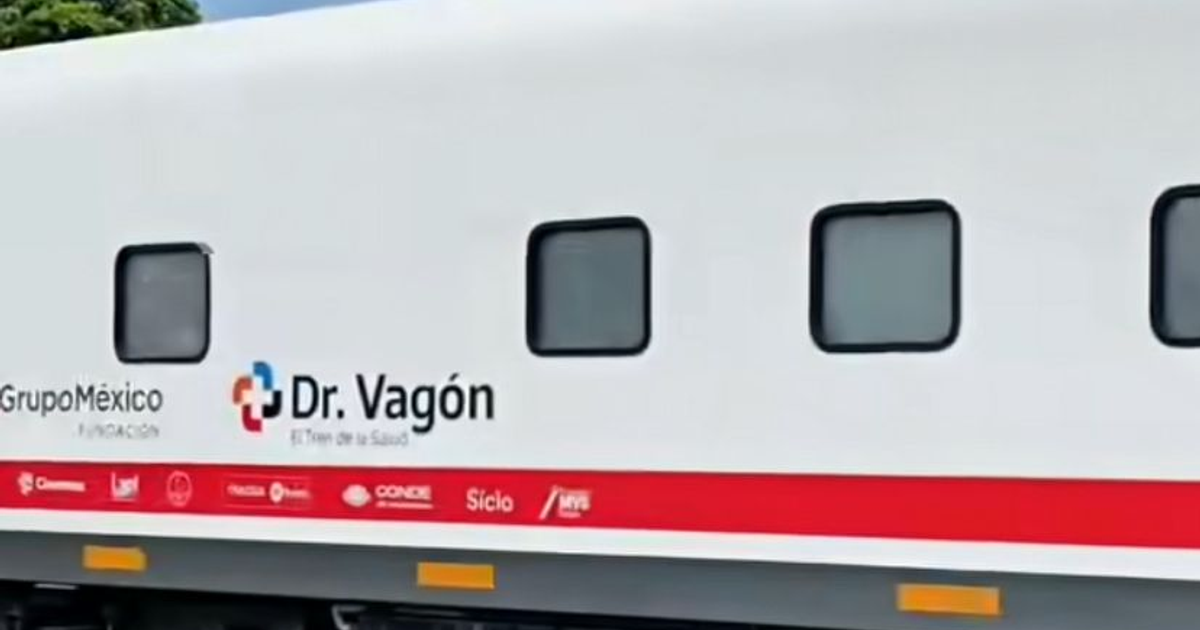 Vagón de tren Dr. Vagón de Grupo México Fundación para servicios médicos en Sinaloa