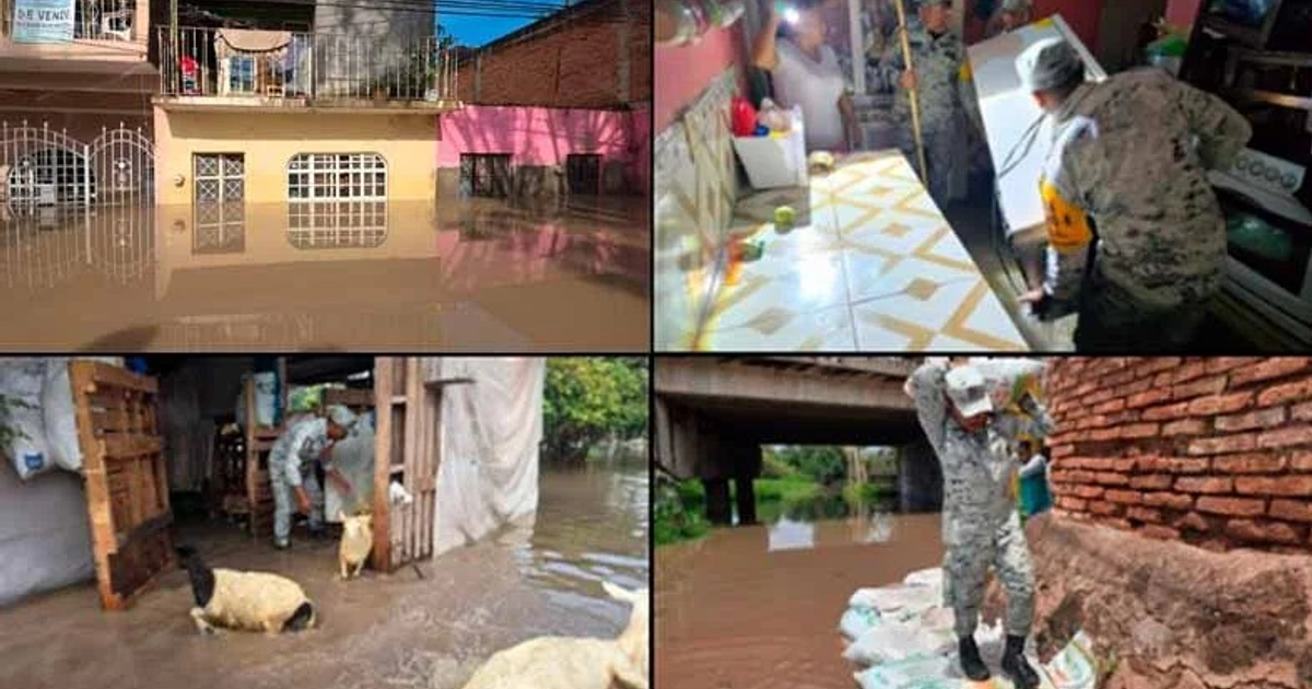 Viviendas y personas afectadas por inundaciones en Pénjamo, Guanajuato