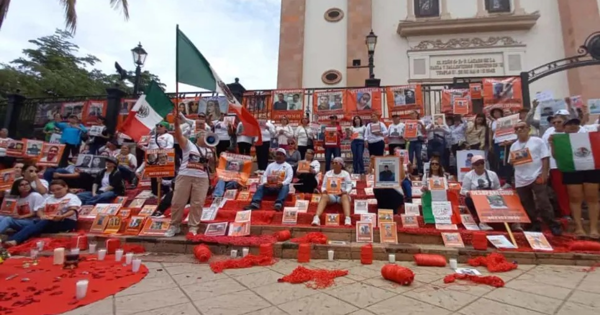 Manifestación de Sabuesos Guerreras en Culiacán por desaparecidos
