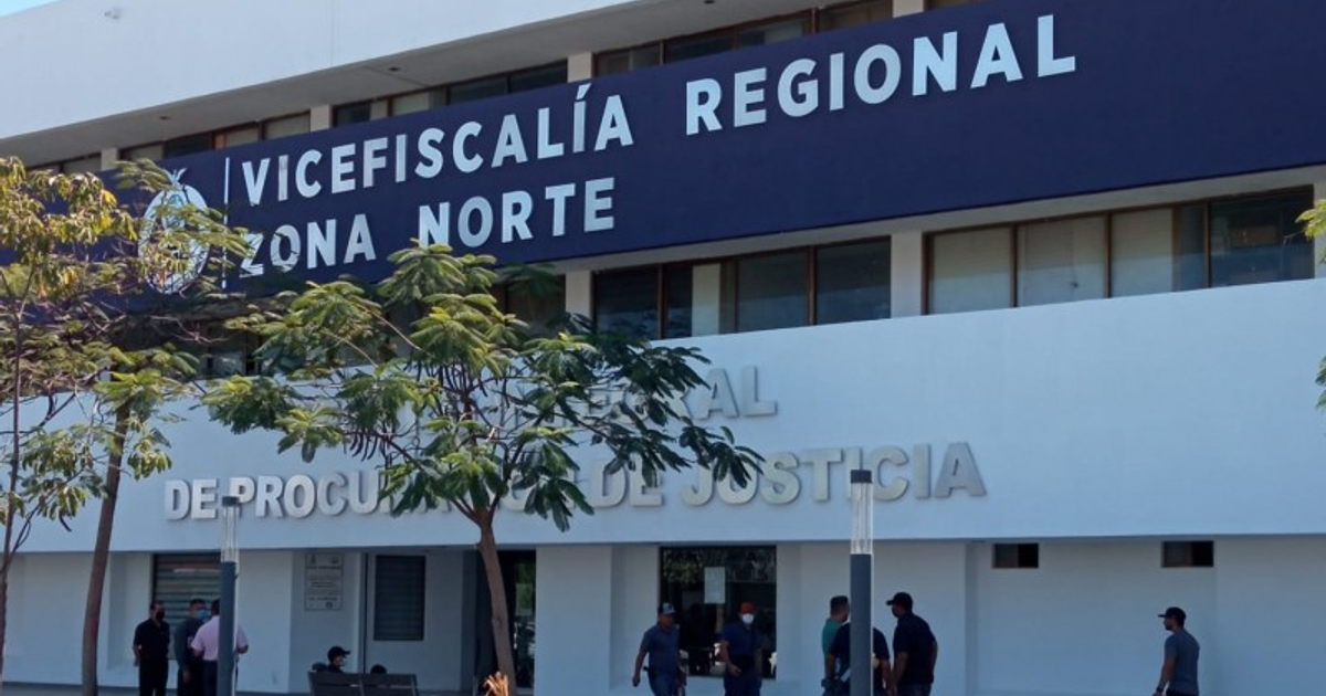 Exterior de la Vicefiscalía Regional Zona Norte en Los Mochis, Sinaloa