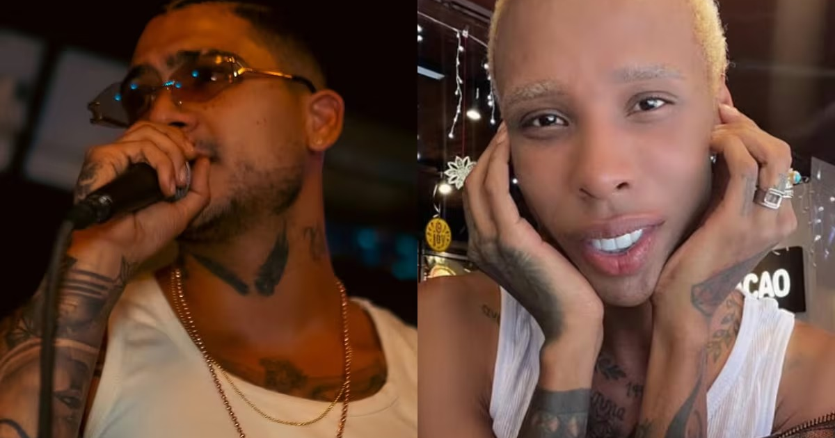 Bayron Sánchez Salazar y Jorge Luis Herrera Ramos en una imagen juntos, uno cantando y el otro posando.