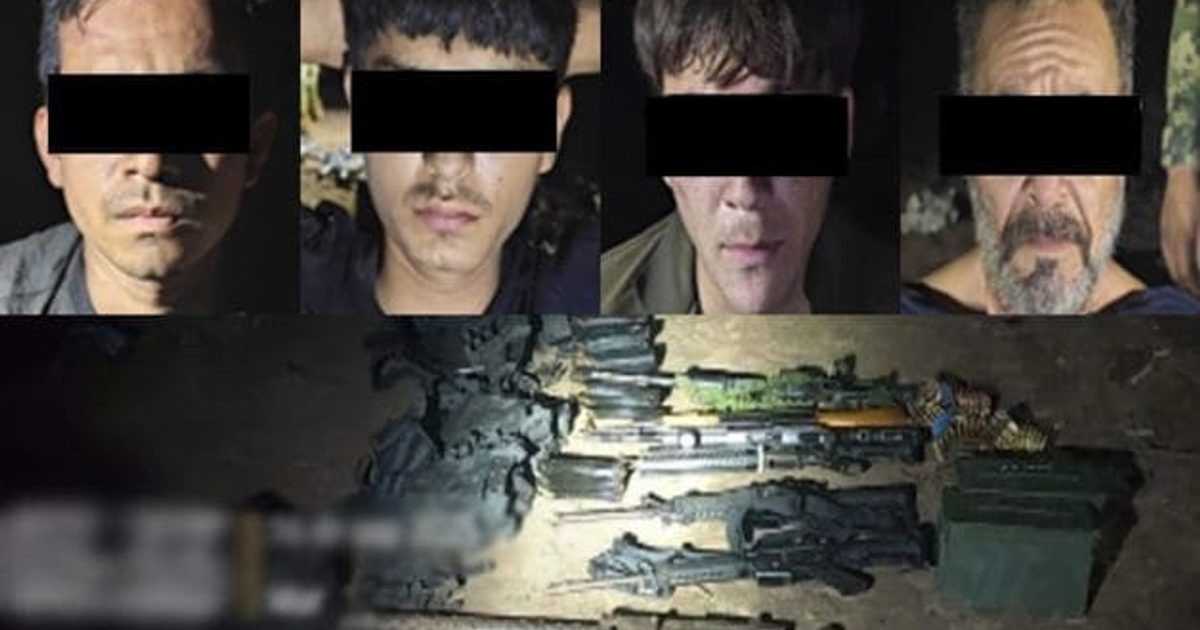 Operativo federal en Navolato: Detención de presuntos sicarios y aseguramiento de armas