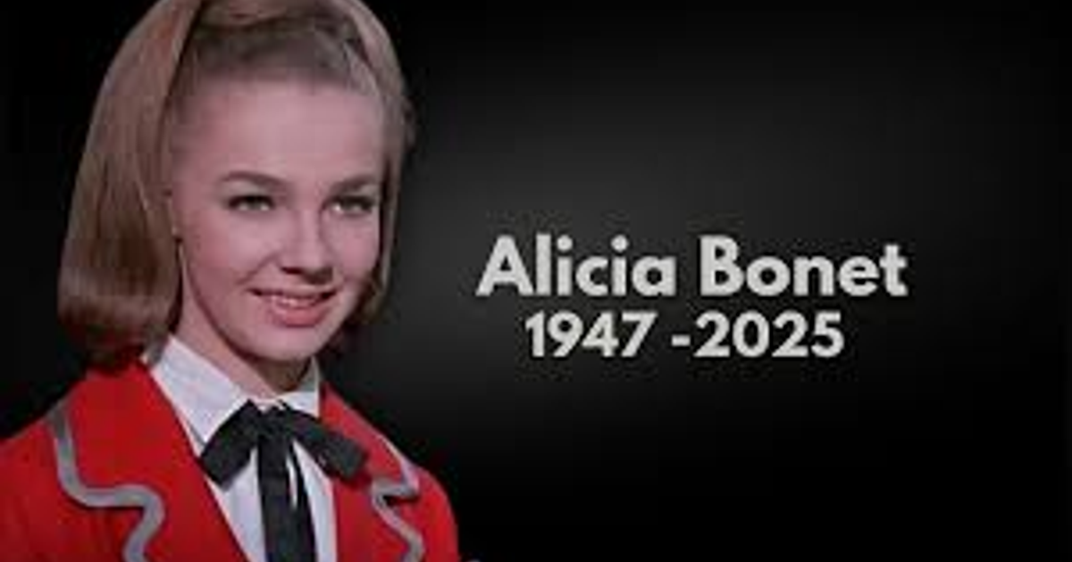 Retrato de Alicia Bonet con las fechas 1947 - 2025