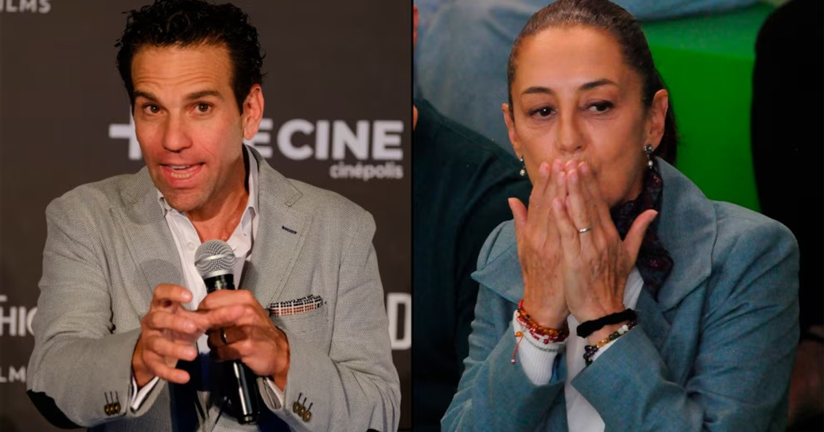 Carlos Loret de Mola criticando la gestión de inundaciones en conferencia