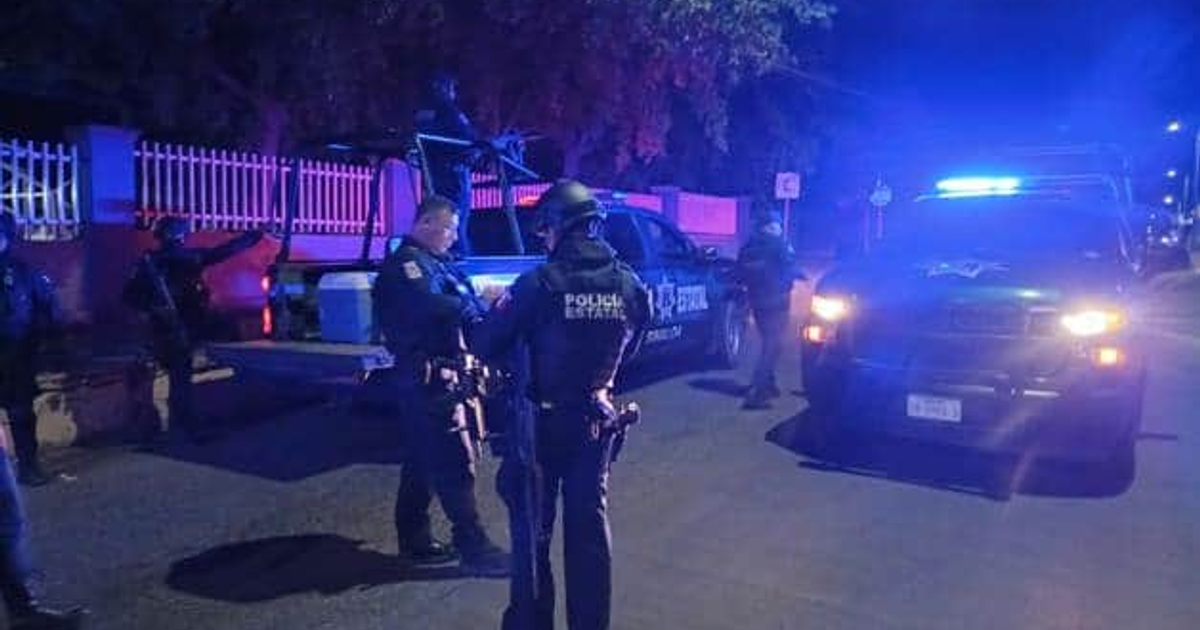 Policías en operativo nocturno en Culiacán tras reporte de homicidio