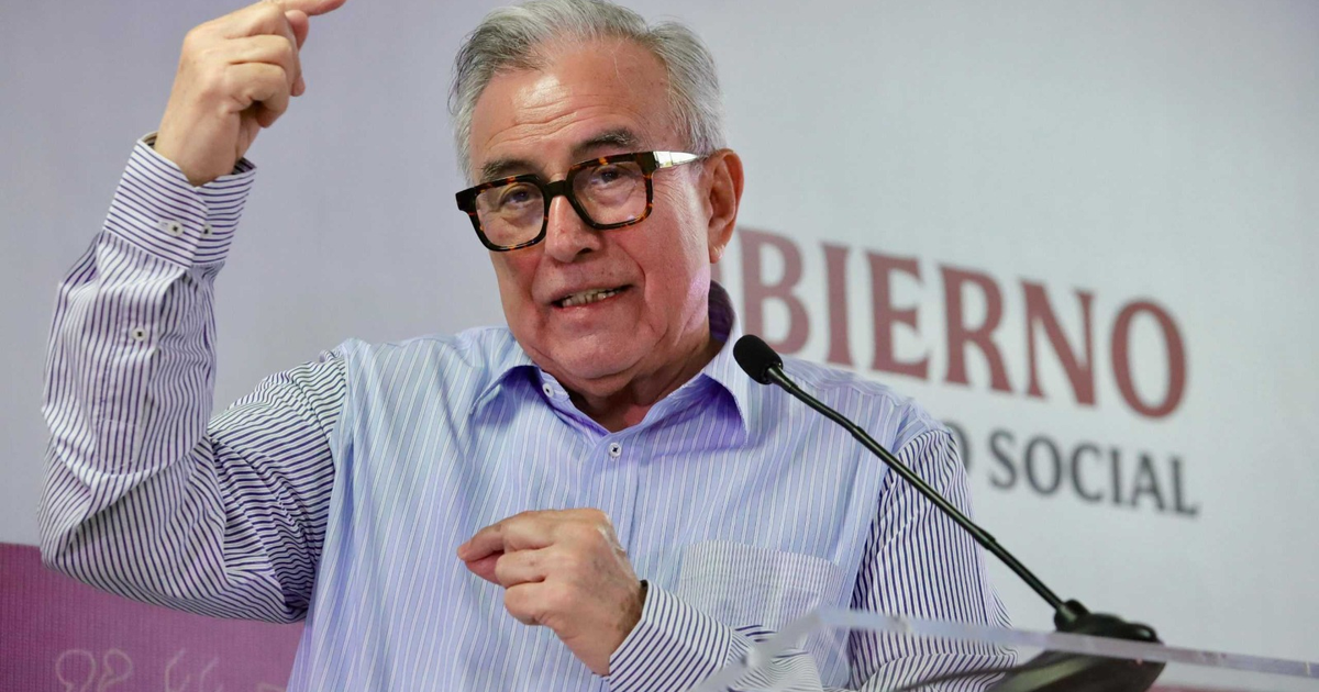 Gobernador Rubén Rocha Moya en conferencia sobre alertas de viaje a Mazatlán