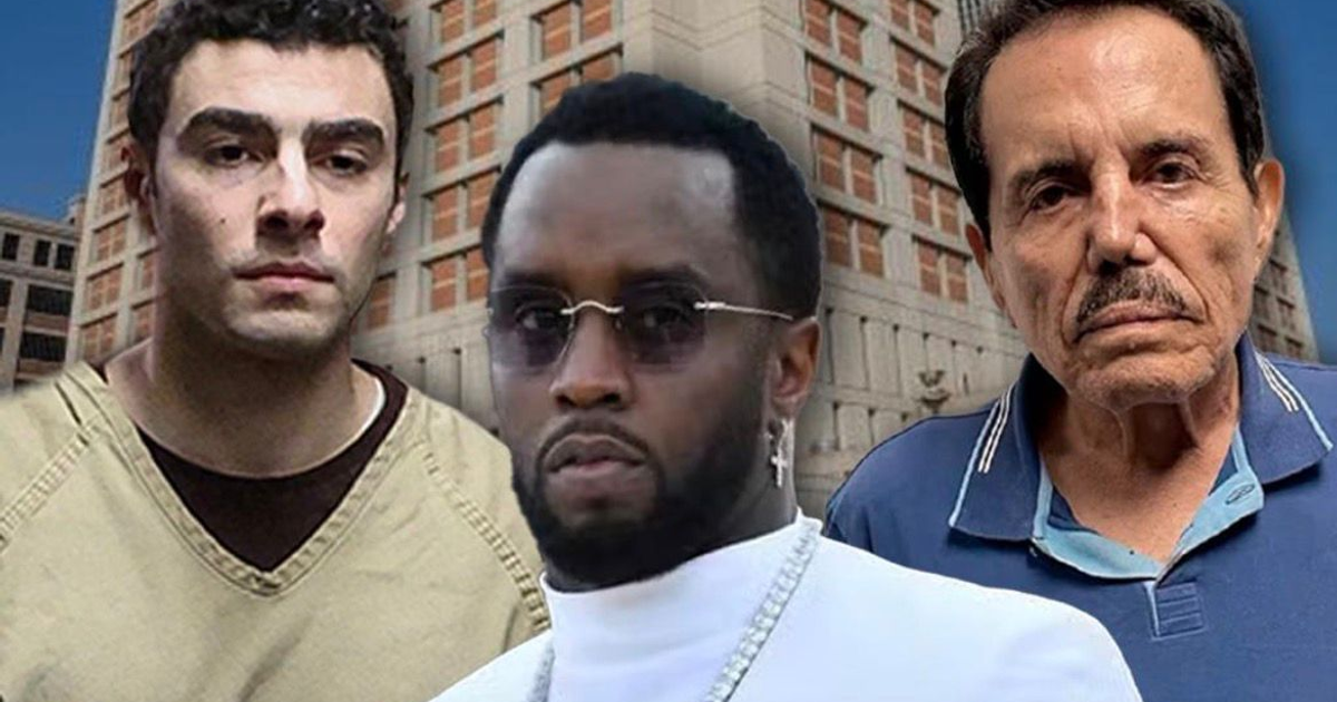 Tres personas en un entorno judicial en el Centro de Detención Metropolitano de Brooklyn