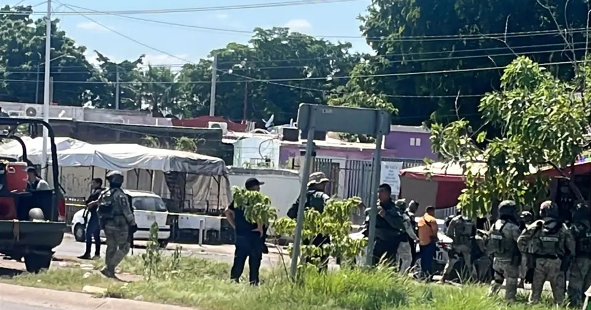 Operativo de seguridad en Culiacán con policías y militares tras enfrentamiento