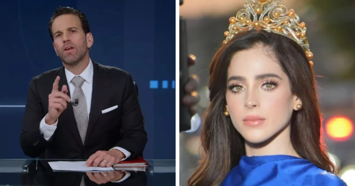 Carlos Loret de Mola y mujer durante denuncia de amenazas en Teapa