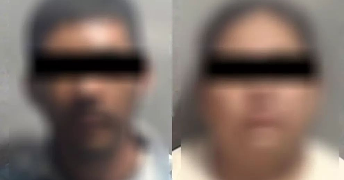 Rostros desenfocados con bandas negras, relacionados con la detención de Noé “N” en Culiacán.